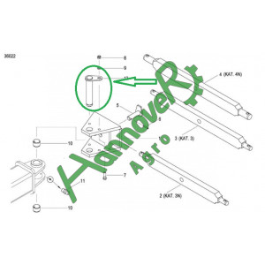 Палець KW217033535, Kverneland